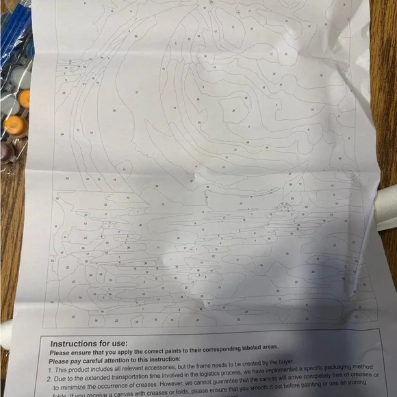 TBC The Best Crafts “Moon” DIY Paint by Number Painting for Adults and Kids - Picture 5 of 10